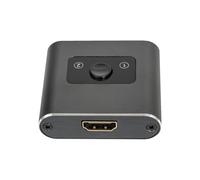 Conmutador manual bidireccional, conmutador de video bidireccional, selector de pantalla de alta resolución para aprendizaje de área de trabajo, competición de juegos, entretenimiento en casa