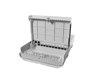Conmutador Mikrotik netFiber 9 1x 1Gb 5x SFP | 4x SFP+ Manejable | CRS310-1G-5S-4S+OUT