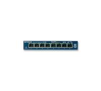 Conmutador Netgear GS108UK, 8 Puertos, Gigabit, Prosafe