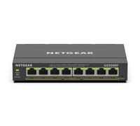 NETGEAR Switch Ethernet de 8 Puertos PoE Gigabit Plus GS308EP - con 8 Puertos PoE+ (62 W totales) - Montaje en Pared o en Escritorio.