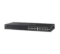 Conmutador no administrado Cisco SG110-24HP | 24 Puertos Gigabit Ethernet (GbE) | PoE de 100 W | Protección Limitada de por Vida (SG110-24HP-NA)