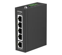 Conmutador no gestionado D-Link DIS-100E-05 5x Fast Ethernet, montaje en carril DIN, IP40, plug-and-play