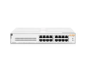 Conmutador no gestionado HPE Networking Instant On 1430 (R8R48A) [16 puertos Gigabit Ethernet con PoE, 124 W]