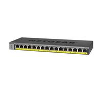 NETGEAR GS116PP No administrado Gigabit Ethernet (10/100/1000) Energía sobre Ethernet (PoE) Negro