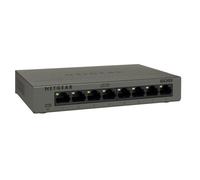NETGEAR Switch Gigabit Ethernet no gestionado de 8 Puertos (GS308) | Plug and Play | Funcionamiento silencioso | Montaje en sobremesa o Pared
