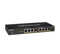 Netgear GS308PP Conmutador PoE+ Essentials no gestionado con 8 puertos y PoE con 8 puertos (83 W)