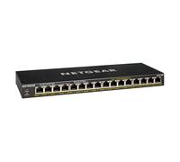 Conmutador no gestionado NETGEAR GS316P SOHO [16 puertos Gigabit Ethernet PoE+, 115 W]
