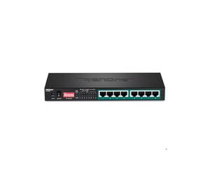 Conmutador no gestionado - TRENDnet - TPE LG80 - 8 Puertos 10/100/1000 (PoE+) - Ordenador de escritorio - 65 W PoE+