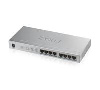 Conmutador no gestionado Zyxel GS1008HP [8 puertos Gigabit Ethernet con PoE, Smart PoE+, 60 W]
