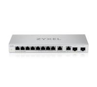 Conmutador no gestionado Zyxel XGS1010-12 8 puertos Ethernet de 1 G, 2 puertos Ethernet de 2,5 G, 2 puertos SFP+ de 10 G