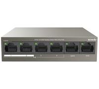 Conmutador PoE 6P Gigabit 10/100Mbps TEF1106P-4-63W - TENDA