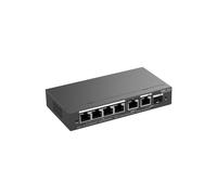 Switch Gigabit Ruijie RG-ES206GS-P 6 Puertos PoE Gestionable Cloud L2 Rack