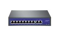 Conmutador Rápido Ethernet De 4, 6, 8 Y 9 Puertos De 10/100 Mbps, Conmutador PoE De Alta Potencia De 120 W, IEEE 802.3af/at con(Hi-0820FBL-A)