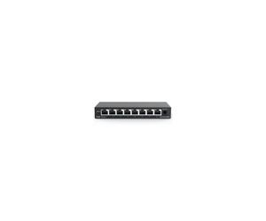 Conmutador Ruijie no gestionado 8xGb RJ45, carcasa de acero
