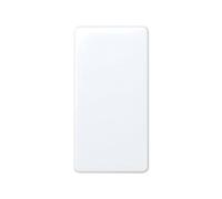 Conmutador técnico blanco, compatible con instalaciones eléctricas, ideal para controlar luces en casas y oficinas.