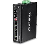 TRENDnet Switch industrial DIN-Rail TI-G62 de 7 puertos Gigabit IP50 metal 12 Gbps