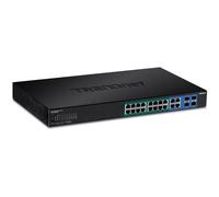Conmutador TRENDnet TPE-1620WSF 20 Puertos Gigabit Web Smart PoE+