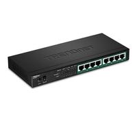 Trendnet - TPE-TG84 switch No administrado Gigabit Ethernet (10/100/1000) Energía sobre Ethernet (PoE) Negro
