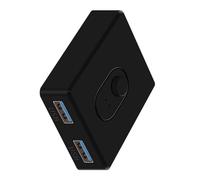 Conmutador USB 2.0/3.0 1 en 2 salidas 2 en 1 salida bidireccional USB para computadora portátil, impresora de disco duro, extensor USB, conmutador para oficina en casa