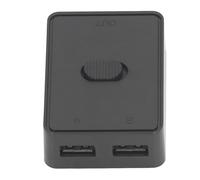 Conmutador USB 2.0 bidireccional para impresora, 1 entrada, 2 salidas, diseño compacto