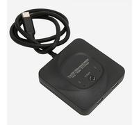 Conmutador USB 8K 60Hz, 2 en 1 para 2 Ordenadores, 100W Carga Rápida PD Interruptor de Botón Único, Transmisión 10Gbps ABS Duradero Compatible con Monitor 8K HD Sin Granulado