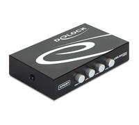 Conmutador USB DeLOCK alámbrico 4 entradas USB 2.0 tipo B