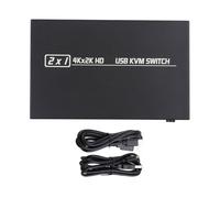 Conmutador USB HDTV de alto rendimiento, fuente de video 4K 30Hz, dispositivo de conmutación sin problemas, interruptor de ajuste automático integrado