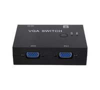 Conmutador VGA Plug and Play Compatible con Ultra HD Métodos de conmutación mediante botón pulsador Caja conmutadora VGA de alto rendimiento para