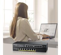 Conmutador - Zyxel - GS1915-8 - 8 puertos Ethernet - Gestionado - Negro