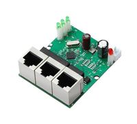 Conmutadores Fast Ethernet Plugs and Play de 3 Puertos a 100 Mbps Tamaño para Ahorrar Espacio Amplia compatibilidad de Dispositivos en Redes Conmutadores de Escritorio