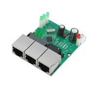 Conmutadores Fast Ethernet Plugs and Play de 3 Puertos a 100 Mbps Tamaño para Ahorrar Espacio Amplia compatibilidad de Dispositivos en Redes Conmutadores de Escritorio
