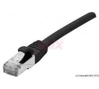 CONNECT 0,30 m Cobre RJ45 F/UTP LSZH Cat. 6 A Snagless Patch Cable - Negro