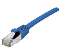 CONNECT 1 m Cobre RJ45 Cat. 6 A, S/FTP LSZH Snagless Patch Cable - Azul
