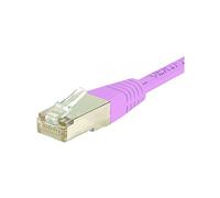 CONNECT 1 m Cobre RJ45 Cat. 6 S/FTP Patch Cable - Rosa