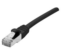 CONNECT 10 m Full Cobre RJ45 Cat. 6 A, S/FTP LSZH Snagless Patch Cable - Negro