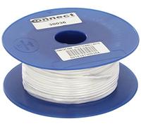 Connect 30036 White Thin Wall Single Core Cable 28/0.30 50m