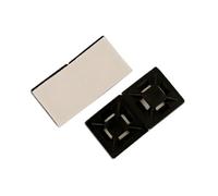 Connect 30343 Natural Cable Tie Self-Adhesive Mounts 19mm 100pc