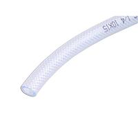 Connect 30885 Clear PVC Braided Tubing 8mm ID 30m