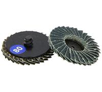 Connect 32114 - Discos de Hojas de Bloqueo rápido para lijadora (P80 x 50 mm, 5 Unidades)