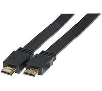 CONNECT 5 m Cable Plano HDMI de Alta Velocidad - Negro