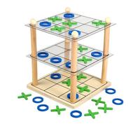 Connect Board Games - 3D Strategic Activities Interactive Toys, Strategic Activities Game | Adults Fun Row Connect Table Games, For Kids Adults Children Family Party School Travel Classroom Reunion