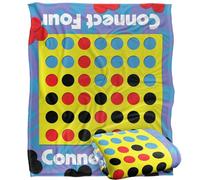 CONNECT FOUR Blanket, 152 x 127 cm Board Silky Touch Super Soft Throw Blanket