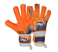 CONNECT Guantes de portero de látex de 4 mm, agarre de grado profesional y soporte para los dedos, guantes de portero para niños, jóvenes y adultos, guantes de fútbol duraderos para porteros, ajuste