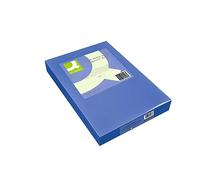 Papel color q-connect din a4 80gr azul intenso paquete de 500 hojas