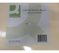 Q-Connect Papel DIN A4 Color 80Gr Champán (500 Hojas)