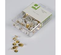 Connect Pins 120 Pieces White Blanco Pincha Papeles y tacón de papelería