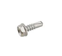 Connect Taller consumibles 31503 taladrar tornillo con cabeza hexagonal, No. 10 x 1/2 pulgada, 100 unidades)