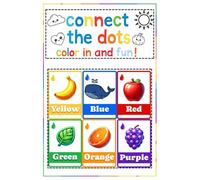Connect the dots color in and fun: Color in AND fun