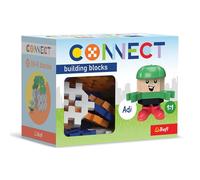 Connect Trefl Set de Bloques Pocket Boy, Adi - 35 Piezas: 30 Bloques + figurita de 5 Bloques, Juguete Creativo para Adultos y para niñas y niños a Partir de 4 años.