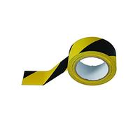 Connect Workshop Consumables 35366 Black & Yellow Barrier Tape 50mm x 33m Adhesive 1pc